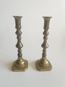 Pair of Brass Candle Sticks