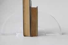 Load image into Gallery viewer, Curved Astronte Lucite Bookends by Ritts Co. Of Los Angeles
