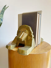 Load image into Gallery viewer, Pair of Art Deco Lion Book Ends
