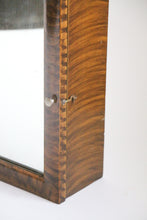 Load image into Gallery viewer, Handmade Arts and Crafts Tigerwood  Mirror with Storage
