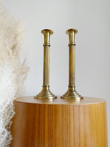 Column Brass Candle Sticks