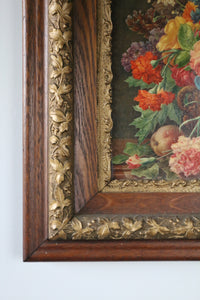 Framed Vintage Floral Print