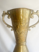 Load image into Gallery viewer, Large Brass Floor Vase
