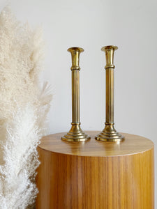 Column Brass Candle Sticks