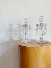 Load image into Gallery viewer, Pair of Heisey Crystal  Candlesticks
