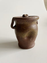 Load image into Gallery viewer, Two -Handled Handmade Pinched jar /vase
