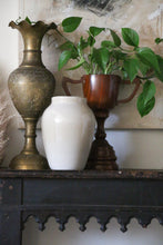 Load image into Gallery viewer, Turned Wood Lidded Urn/ Vase / Planter
