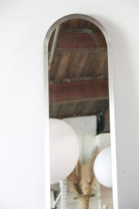 Mid Century Modern Oval Wall / Leaning Full Length Mirror 