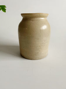 Antique Ivory Stoneware Vase