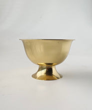 Load image into Gallery viewer, Brass Footed Fruit Bowl
