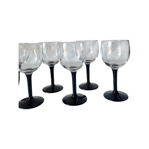 Set of Eight Wine Glasses