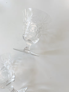 Set of 5 Crystal Glasses