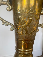 Load image into Gallery viewer, Large Brass Floor Vase
