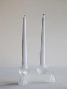 Frosted Post Mod Candelabra