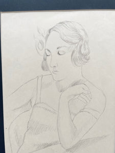 Profile of a Woman in the Style of Henri Matisse