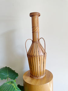 Rattan Floor Vase