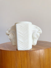 Load image into Gallery viewer, Vintage Milk Glass MacBeth Evans Double Horse Head Vase
