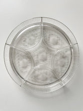 Load image into Gallery viewer, Six Sectioned Anchor Hocking Clear Glass Divided Dish Tray
