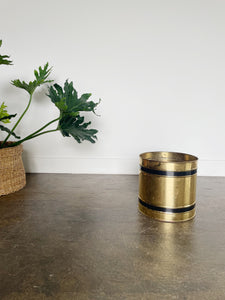 Large Brass Planter