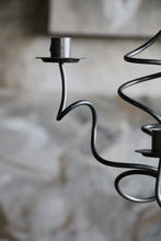 Load image into Gallery viewer, Abstract Wavy Metal 6 Arm Candle Holder Centerpiece Candelabra
