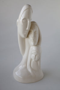 Mid Century Modern Family Ceramic Sculpture