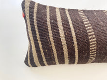 Load image into Gallery viewer, Wool Kilim Rug Pillow 10x20
