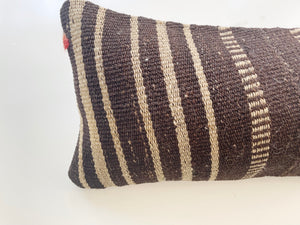 Wool Kilim Rug Pillow 10x20