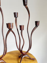 Load image into Gallery viewer, Mid Century Modern Brutalist Candlestick Holders
