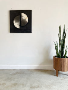 Handmade Mid Century Modern Slatted Planter