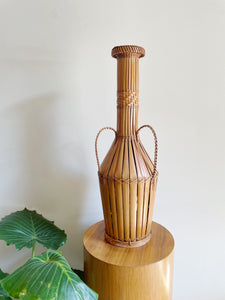 Rattan Floor Vase