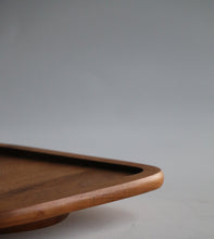 Load image into Gallery viewer, Mid Century Modern Teak Cheese Board by Dolphin
