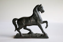 Load image into Gallery viewer, Antique Spelter Horse French

Clock Topper, c. late 1800&#39;s - early 1900&#39;s
