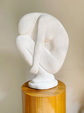 Load image into Gallery viewer, Mid Century Vintage Abstract Female Nude Study in White Plaster Unsigned.
