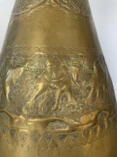 Load image into Gallery viewer, Large Brass Floor Vase
