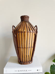 Rattan Vase