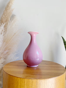 Pink Mid Century Modern Hyalyn Vintage Ceramic Vase