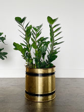 Load image into Gallery viewer, Large Brass Planter
