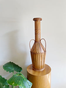 Rattan Floor Vase