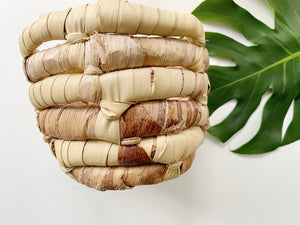 Woven Banana Leaf Planter