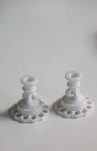 Load image into Gallery viewer, Milk Glass Candle Stick Holders
