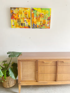 Pair of Abstract Paintings