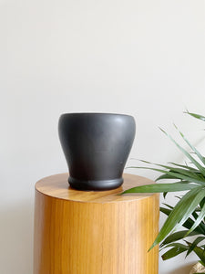 Black Ceramic Planter