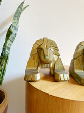 Load image into Gallery viewer, Pair of Art Deco Lion Book Ends
