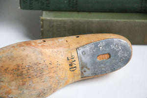 Rustic Wood Shoe Forms / Unique Candlestick Holders Circa  1948