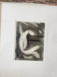 Framed Charcoal Drawing