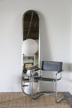 Load image into Gallery viewer, Mid Century Modern Oval Wall / Leaning Full Length Mirror 
