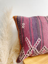 Load image into Gallery viewer, Wool Kilim Rug Pillow 16in x16in
