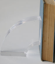 Load image into Gallery viewer, Curved Astronte Lucite Bookends by Ritts Co. Of Los Angeles
