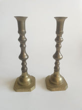 Load image into Gallery viewer, Pair of Brass Candle Sticks
