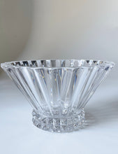 Load image into Gallery viewer, Vintage 1990s Regency Rosenthal Crystal Blossom Fluted Decorative Centerpiece Bowl
